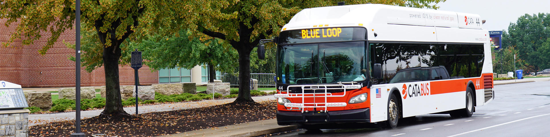 CATA bus on campus