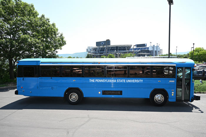 Penn State blue bus